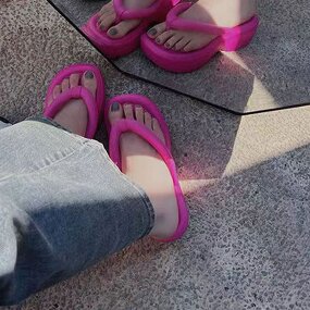 Women's House Slippers Manufacturer - Design Best Custom Logo Casual Flip-flops