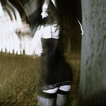 Women's Sleeveless Dress Manufacturer - 2024 Punk Gothic Graffiti Printed Hot Girl