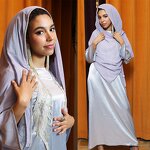 Muslim Evening Dress Manufacturer - Saliman Ramadan Hijab Scarf Embroidery Dubai Abaya