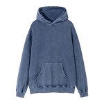 Men's Hoodie Manufacturer - Cotton Heavy Distressed Embroidery Stone Vintage Washed