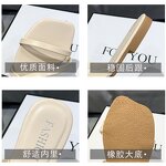 Women's Flat Slippers Manufacturer - Pure Color Winding Strap Casual Beach Sandals