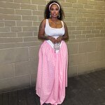 Women's Maxi Dress Manufacturer - Casual Slim Camisole Patchwork Plaid Print Loose