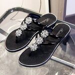 Women's Diamond Slippers Manufacturer - New Summer 36-45 Large Size External Wear Flat