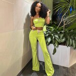 Lounge Wear Set Manufacturer - 2024 Boutique Sexy Tank Top Two Piece Pants Set