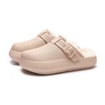 Couple's Slippers Manufacturer - New Oversized Adjustable Shoe Buckle Plush Soft Sole