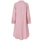 Muslim Long Shirt Manufacturer - Button Loose Islamic Clothing Long Sleeve Top