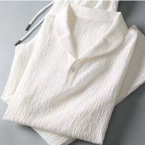 Men's Sports Set Manufacturer - 2024 Summer Thin High-end Short Sleeved Long Pants