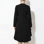 Muslim Blouse Manufacturer - Summer Dovetail Pleated Long Sleeve Islamic Clothing