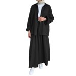 Muslim Skirt Suit Manufacturer - Summer Crumpled Puff Sleeve First-Hand Supply In Stock