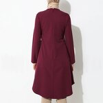 Muslim Blouse Manufacturer - Summer Dovetail Pleated Long Sleeve Islamic Clothing