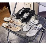 Women's Diamond Slippers Manufacturer - New Summer 36-45 Large Size External Wear Flat