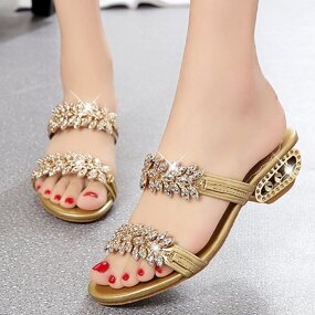 Women's Heeled Sandals Manufacturer - Versatile Thick Heel Open Toe Summer Footwear