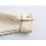 Women's Tweed Jacket Manufacturer - Front Pockets Single Breasted Beige Turn Down Collar