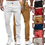 Men's Casual Pants Manufacturer - Summer Thin Slim Fit Solid Color Pencil Trousers