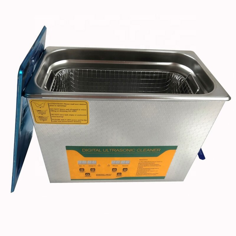 Ultrasonic Cleaner Manufacturer - 6L Electric Industrial Digital 40kHz Stainless Steel for Jewelry Dental Degreasing