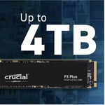 SSD Solid State Drive Manufacturer - Crucial P3 Plus 1TB PCIe4.0 NVMe M.2 Laptop PC SSD