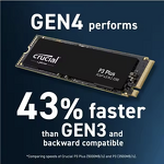 SSD Solid State Drive Manufacturer - Crucial P3 Plus 1TB PCIe4.0 NVMe M.2 Laptop PC SSD