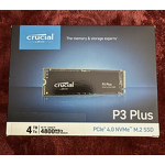 SSD Solid State Drive Manufacturer - Crucial P3 Plus 4TB PCIe4.0 NVMe M.2 Up to 4800MB/s