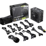 Power Supply Manufacturer - MSI MAG A1250GL PCIE5 1250W 80+Gold Fully Modular ATX3.1