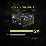 Power Supply Manufacturer - MSI MAG A1250GL PCIE5 1250W 80+Gold Fully Modular ATX3.1