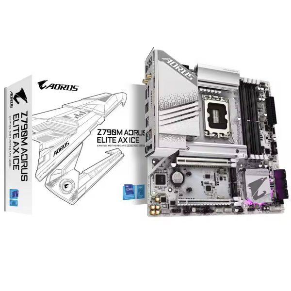 Motherboard Manufacturer - Gigabyte Z790M AORUS Elite AX ICE DDR5 LGA1700 PCIe4.0/5.0