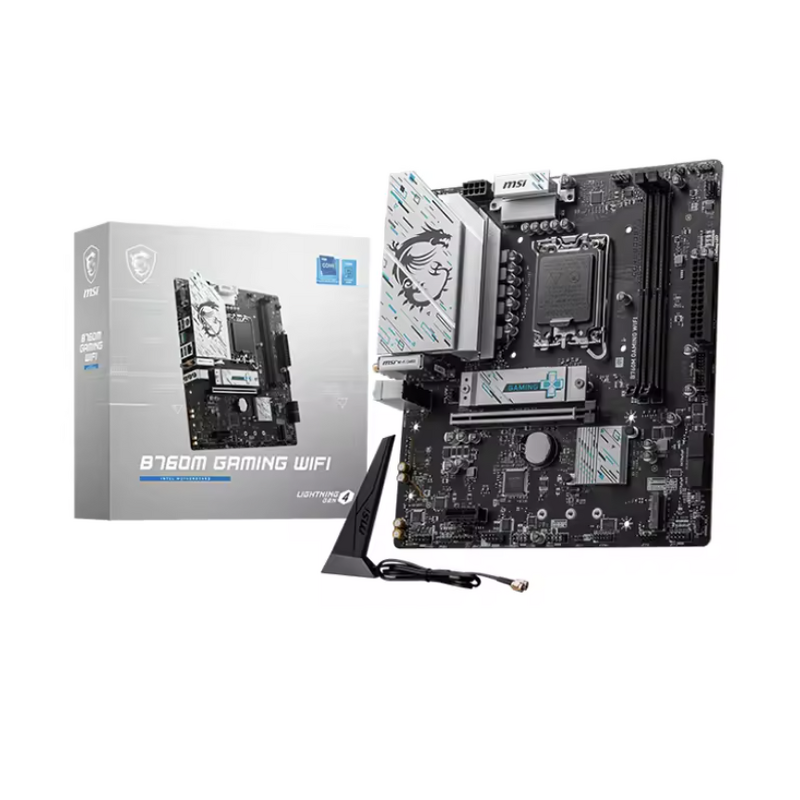 Motherboard Manufacturer - MSI B760M Gaming WiFi LGA1700 DDR5 PCIe X16 Wi-Fi6E Micro-ATX