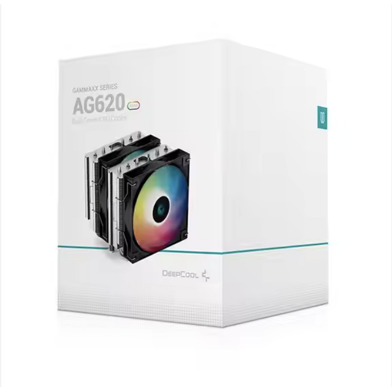 CPU Cooler Manufacturer - DEEPCOOL AG620 ARGB 4 Heat Pipe Intel Desktop CPU Radiator