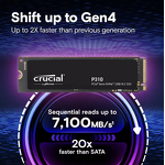 SSD Solid State Drive Manufacturer - Crucial P310 1TB PCIe4.0 NVMe M.2 Desktop SSD