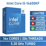 CPU Processor Manufacturer - Intel Core i5-14600KF 16C20T LGA1700 13th/14th Gen