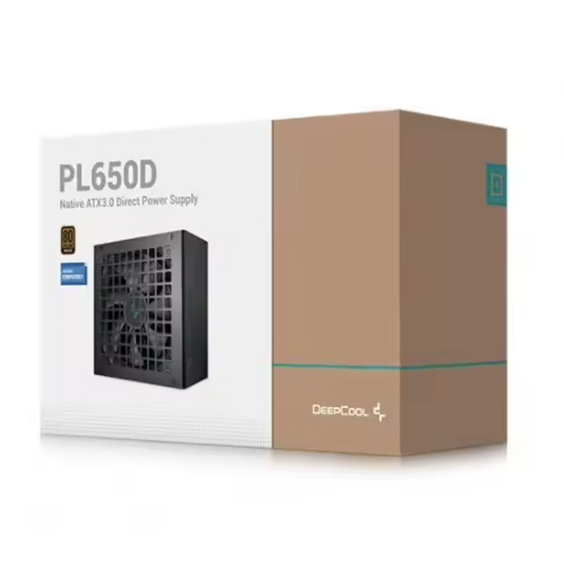 Power Supply Manufacturer - DEEPCOOL PL650D 650W 80+Bronze ATX3.0 Gaming Desktop PSU