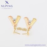 Women Jewelry Set Manufacturer - XUPING 61532 Alphabetic Earring Necklace Copper