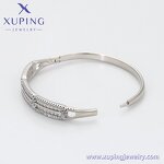 Women Bangle Manufacturer - XUPING X000709880 Platinum Plated Copper Alloy Simple