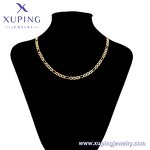 Women Necklace Manufacturer - XUPING X000863369 18K Gold Plated Link Chain Simple