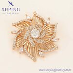 Women Brooch Manufacturer - XUPING A00899095 CZ Flower Rhinestone Big Fashion Elegant