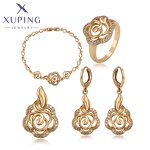 Jewelry Set Manufacturer - XUPING A00566983 18K Gold Plated South Indian Flower 4Pcs