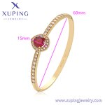 Women Bangle Manufacturer - XUPING X000973002 14K Gold Plated Elegant Charming Fine