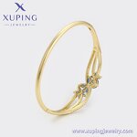 Women Bracelet Manufacturer - XUPING X000998538 14K Gold Plated Flower Copper Exquisite