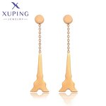Pendant Earring Manufacturer - XUPING 98318 Rose Gold Plated Copper Long Bulk
