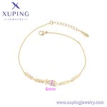 Women Bracelet Manufacturer - XUPING X000979925 14K Gold Plated Environmental Copper