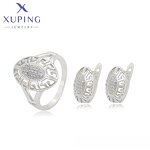 Women Jewelry Set Manufacturer - XUPING 64962 Platinum Plated Ring Earrings Copper