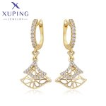 Pendant Earring Manufacturer - XUPING X000730508 14K Gold Plated Korean Luxury Women