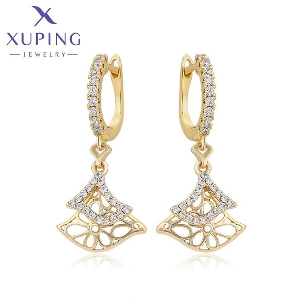 Pendant Earring Manufacturer - XUPING X000730508 14K Gold Plated Korean Luxury Women