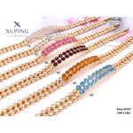 Women Bracelet Manufacturer - XUPING Gold Plated CZ Butterfly Bow Flower Tennis Charm