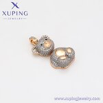 Pendant Manufacturer - XUPING X000751129 Multicolor Gold Plated Charming Bear Fashion