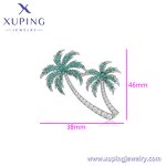 Women Brooch Manufacturer - XUPING A00912296 Gold Plated Feather Star Animal Flower