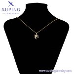 Pendant Manufacturer - XUPING X000885254 14K Gold Plated Iced Out Animal Bird