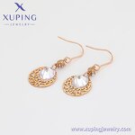 Dangle Earring Manufacturer - XUPING 99424 Rose Gold Plated Copper Stainless Steel