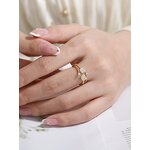 Women Ring Manufacturer - XUPING Gold Plated 18K Copper Big Stone Engagement Wedding