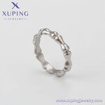 Unisex Ring Manufacturer - XUPING 16002 Stainless Steel Bamboo Style Fashion Bone