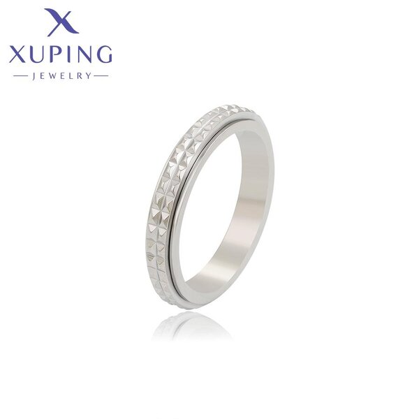 Women Ring Manufacturer - XUPING 14034 Stainless Steel Anxiety Fidget Relief Daily